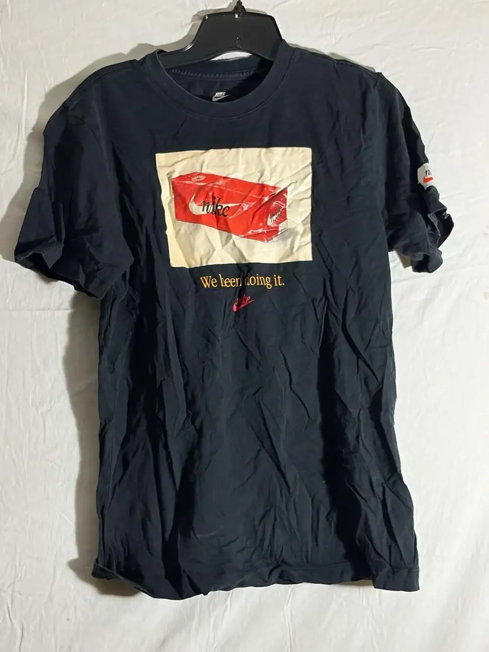 Nike We Been Doing It Graphic T-Shirt with Shoebox Print